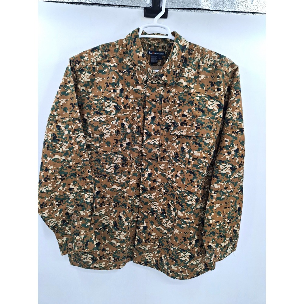 5.11 Tactical Series XL Digital Camo Long Sleeve Button Up Shirt.